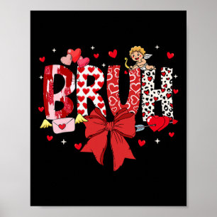 Poster Taça do Cupido do Bruh Meme Coquette Arco Bro Saud