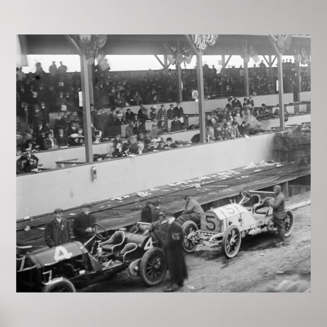 Poster Taça Vanderbilt: 1908 (Frente)