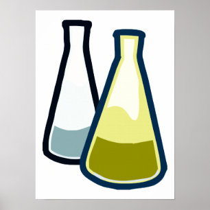 Pôster Taças da química