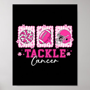 Poster Tackear Cancer de Fita Rosa de Fita Rosa de Fita d