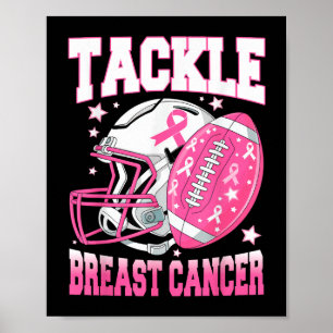 Poster Tackle a Consciencialização do Cancro da Mama Fute