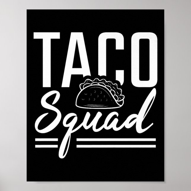 Poster Taco Squad Premium (Frente)