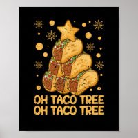 Taco Tree Natal Pijamas Xmas Comida mexicana