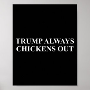 Poster Taco - Trump Sempre Desiste 