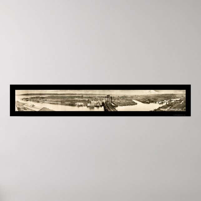 Poster Tacoma, WA Tide Apartamentos 1919 (Frente)