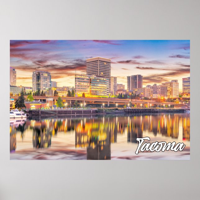 Poster Tacoma, Washington, Estados Unidos (Frente)