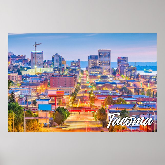 Poster Tacoma, Washington, EUA (Frente)