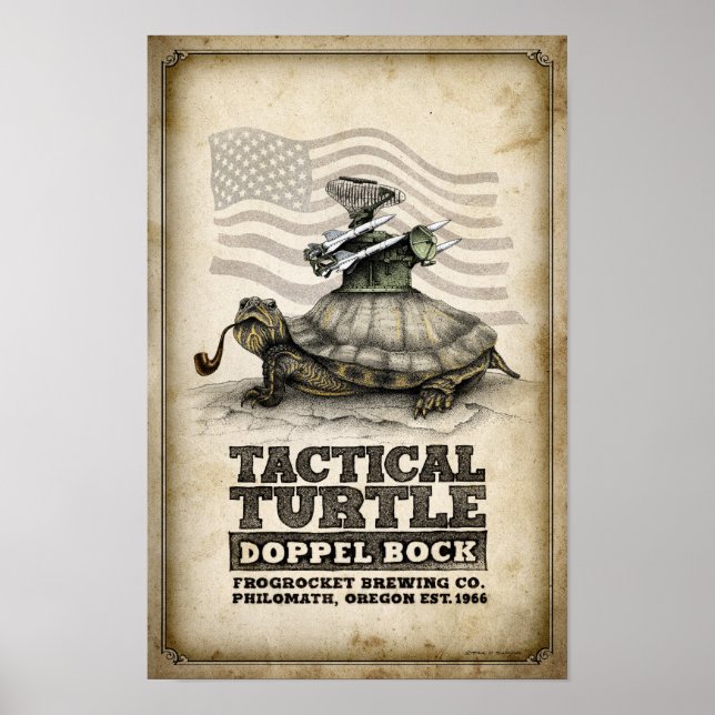 Poster Tactical Turtle Doppel Bock (Frente)