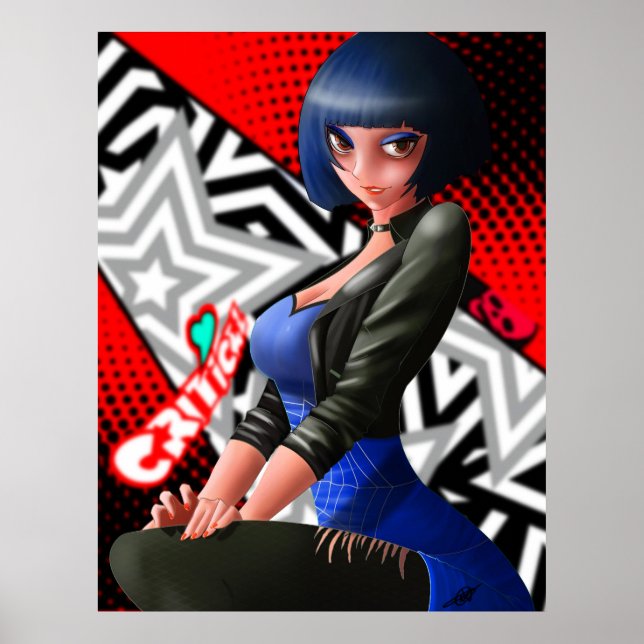Poster Tae Takemi - Persona (Frente)