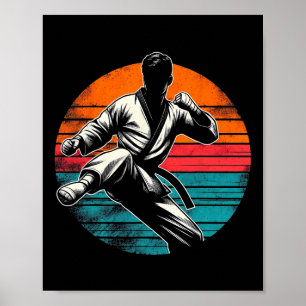 Poster Taekwondo Camisetas Marciais Coreanos Presentes Pa