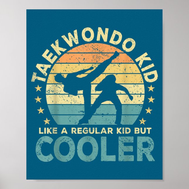 Poster Taekwondo Infantil (Frente)