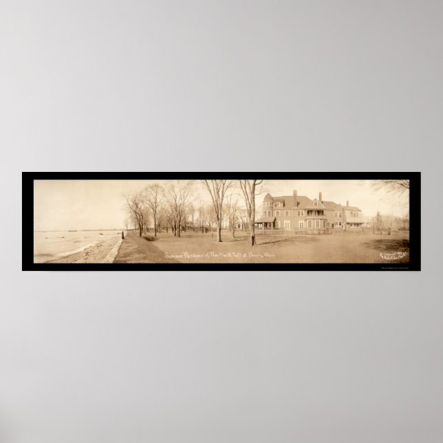 Poster Taft House Beverly, Foto MÃE 1909 (Frente)