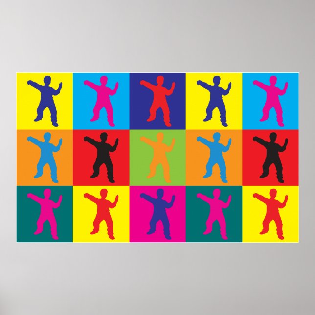 Poster Tai Chi Pop Art (Frente)