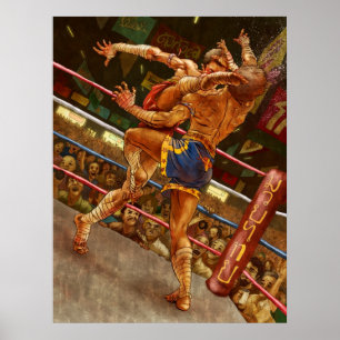 Poster Tailandês de Muay