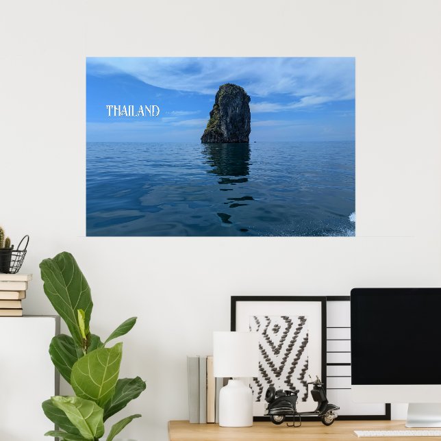 Poster Tailândia (Escritório em casa)