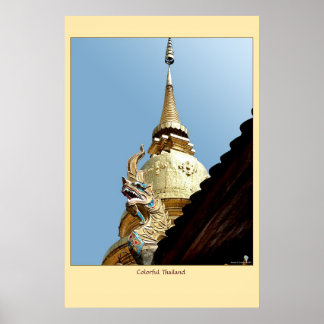 Pôster Tailândia Colorida