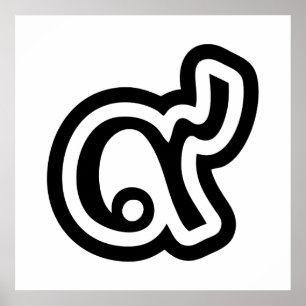 Pôster Tailândia Lucky Número 9 / Nove / ๙ (Gao/Kao) Tail