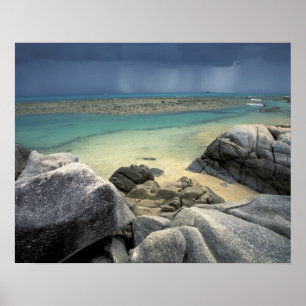 Poster Tailândia, Mar de Andamão, Ilha Ko Phi Phi, Cênica