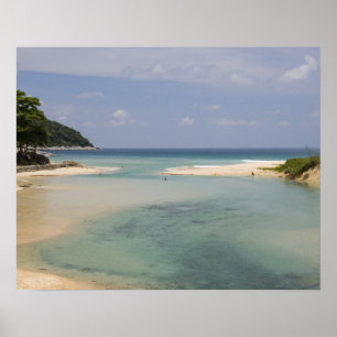 Pôster Tailândia, Phuket, praia de Nai Harn.