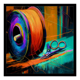 Pôster Tailor, Poster de Seamstress Cartão de visita