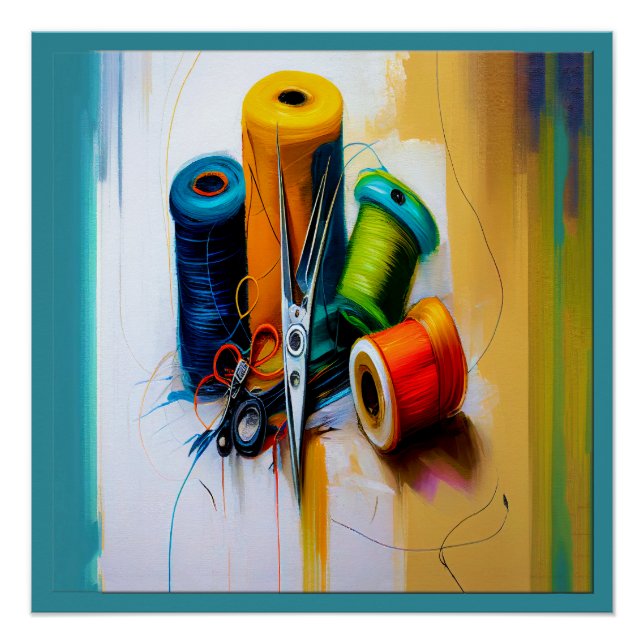 Pôster Tailor, Poster de Seamstress Cartão de visita (Frente)