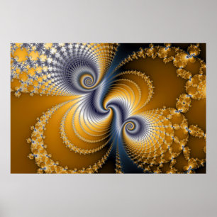 Poster Tailspin - Arte fractal