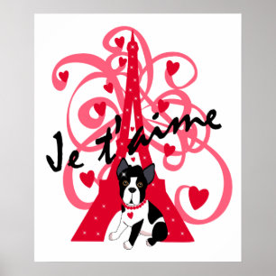 Poster T'aime de Je