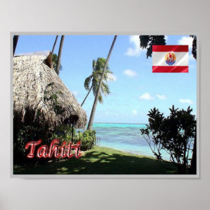 Poster Taiti - Polinésia Francesa -