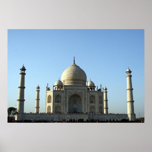 Poster taj mahal blue (Frente)