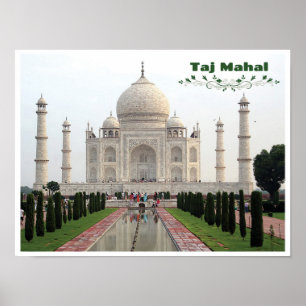Poster Taj Mahal - Índia