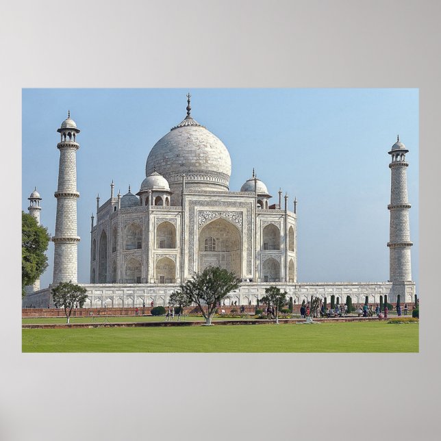 Poster taj mahal Mausoleum India (Frente)