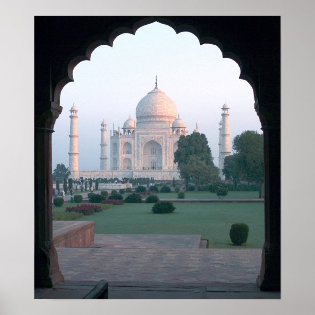 Poster Taj Mahal no amanhecer (Frente)
