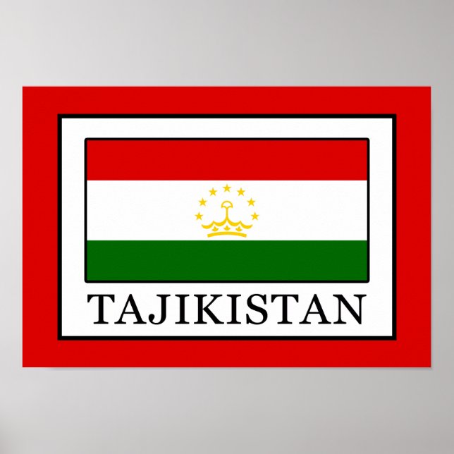 Poster Tajiquistão (Frente)