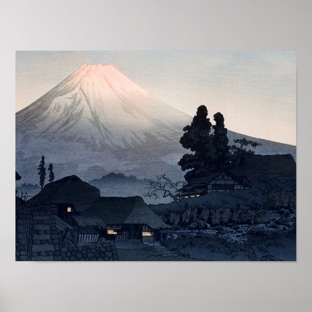 Poster Takahashi - Monte Fuji de Mizukubo (Frente)
