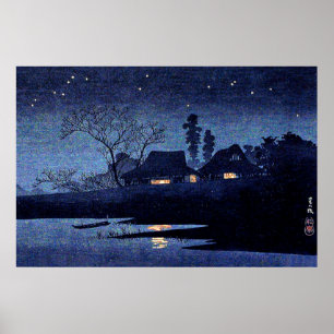 Poster Takahashi - Noite Estrelada, famosa pintura