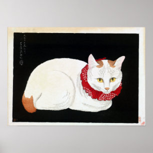 Poster Takahashi Shōtei White Cat