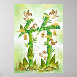 Poster Take: Bamboo Resilience & Divine Harmony 26005002