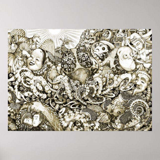 Poster Tako emaki300 @miyasan_art (Frente)