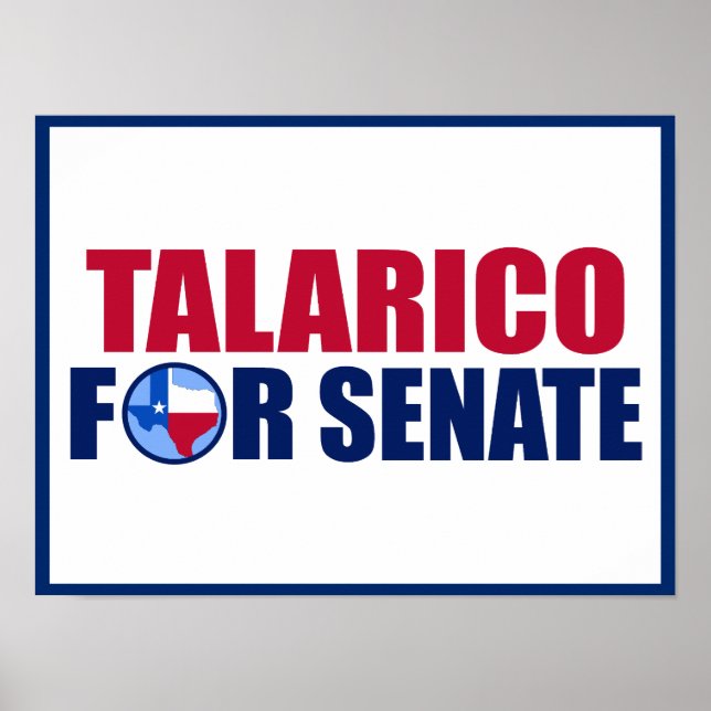 Poster Talarico para Senado Texas Eleição 2026 (Frente)