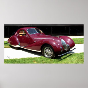 Poster Talbot 1937 Lago T150SS