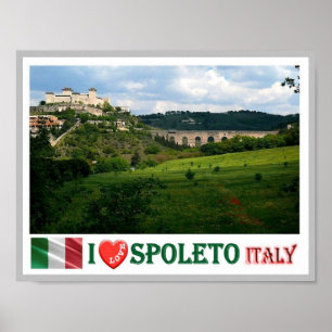 Poster talento - Úmbria - Spoleto - I Love -