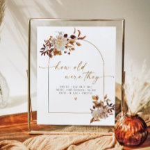 TALIA Boho Quantos Anos Tinham Chá de panela