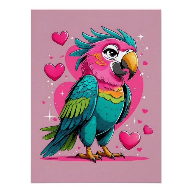 Pôster Talk Flirty To Me Art Print (Frente)