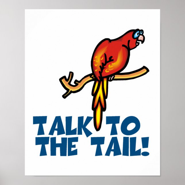 Poster Talk to the Tail Parrot (Frente)