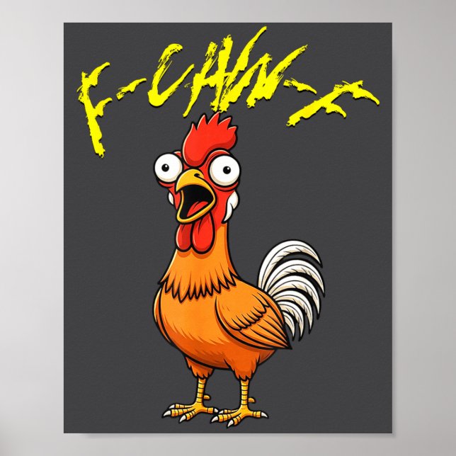 Poster Talking Funny Chicken  (Frente)