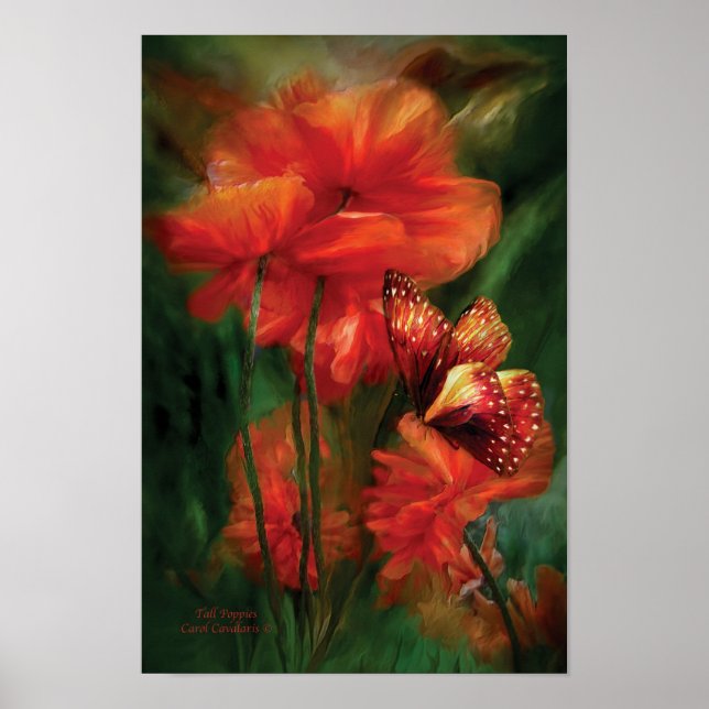 Pôster Tall Poppies Art Poster/Impressão (Frente)
