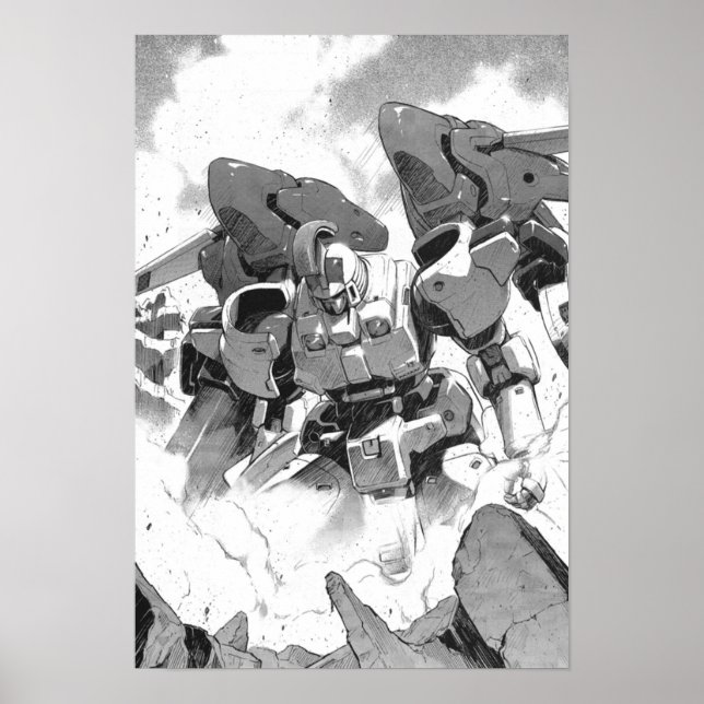 Poster Tallgeese Gundam Wing (Frente)