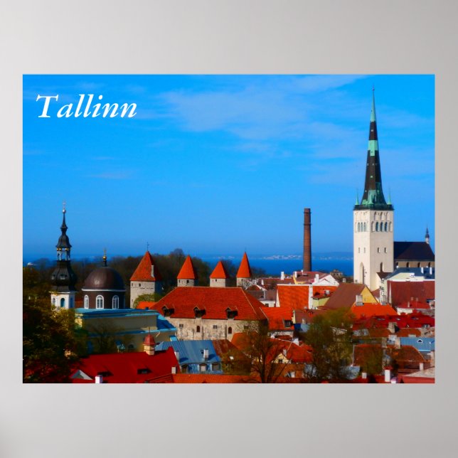 Poster Tallinn, Estônia (Frente)