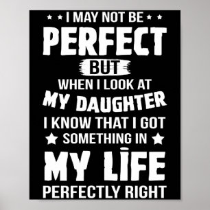 Poster Talvez Não Seja Perfeito, Mas Quando Olho Para Min
