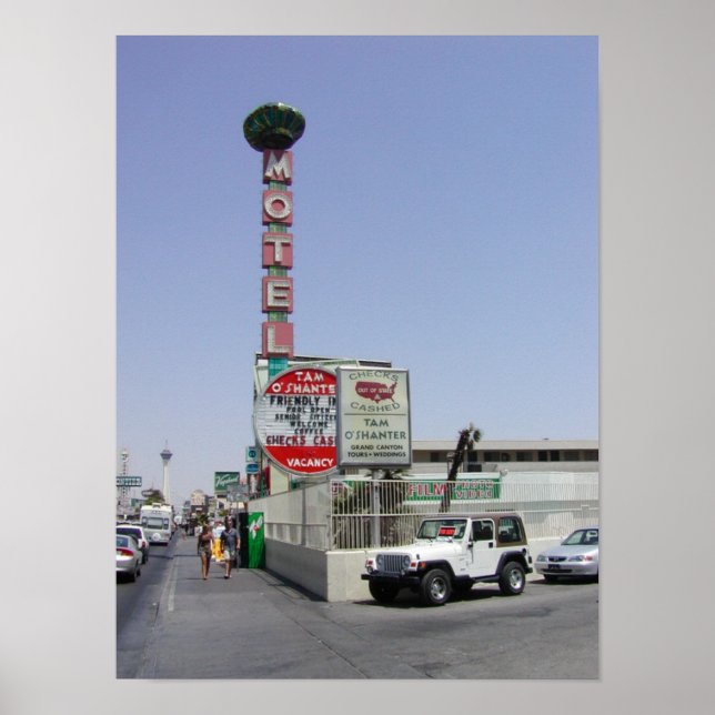 Poster Tam O Shanter Motel Las Vegas (Frente)